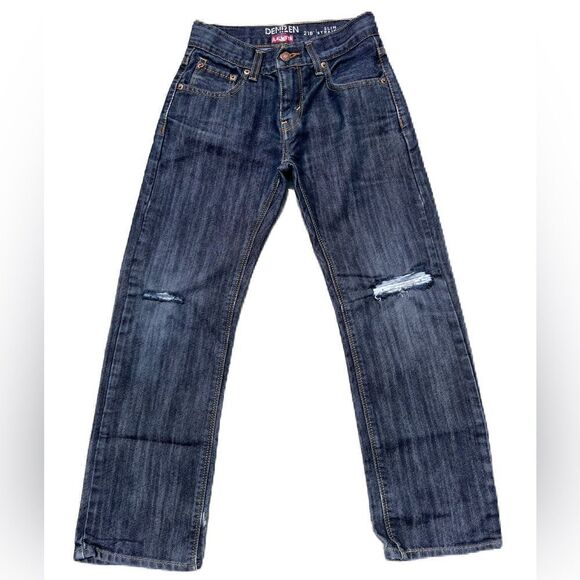 Denizen Slim Straight dark wash denim jeans. Size 10 regular - Picture 1 of 4